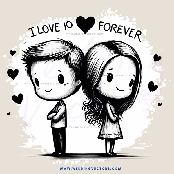 love to forever cartoon
