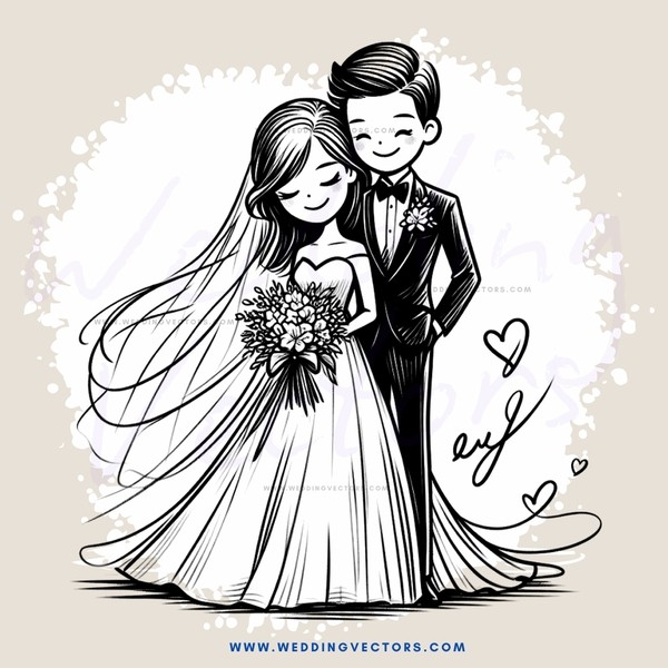 bride and groom