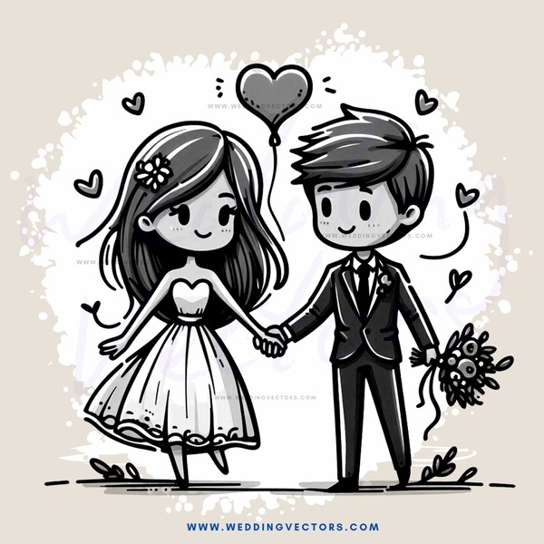 wedding bride and groom love