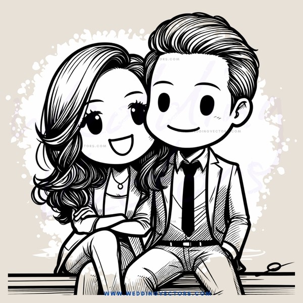 lovers on a bench