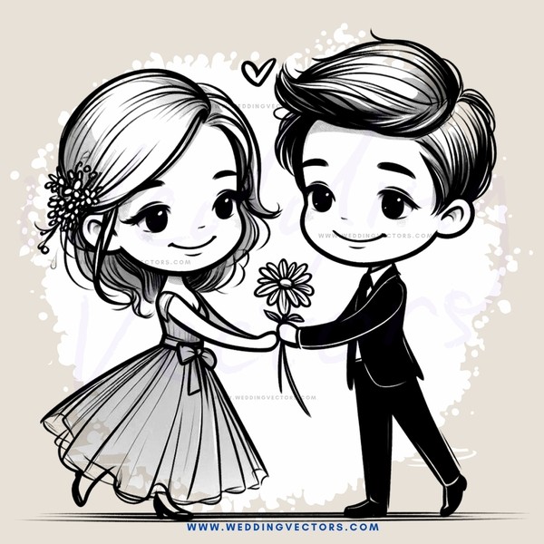 girl and boy posing for picture with flowers, flower, and smiles