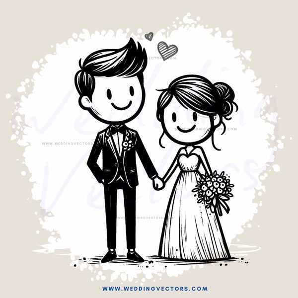 a boy and girl holding hands