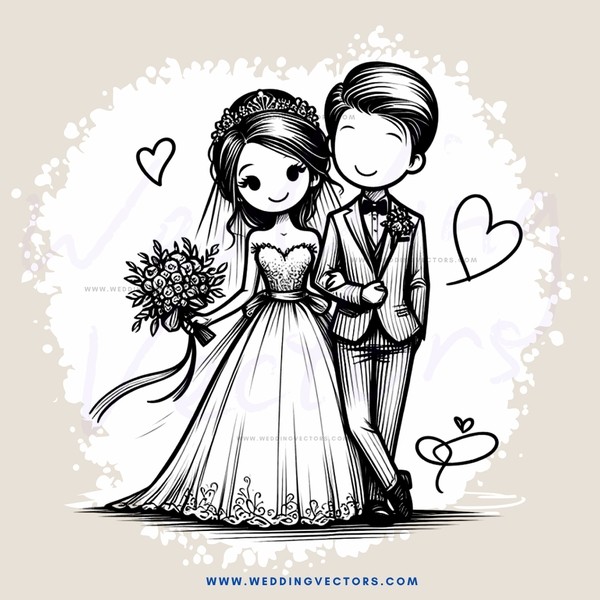 the bride and groom