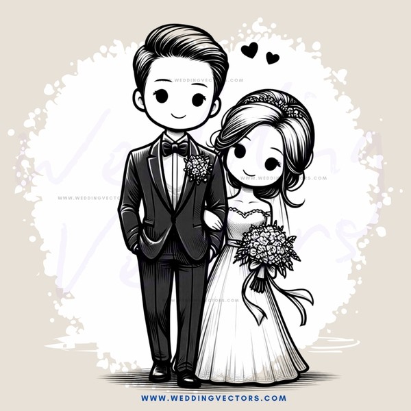 a young couple with flowers in their hands