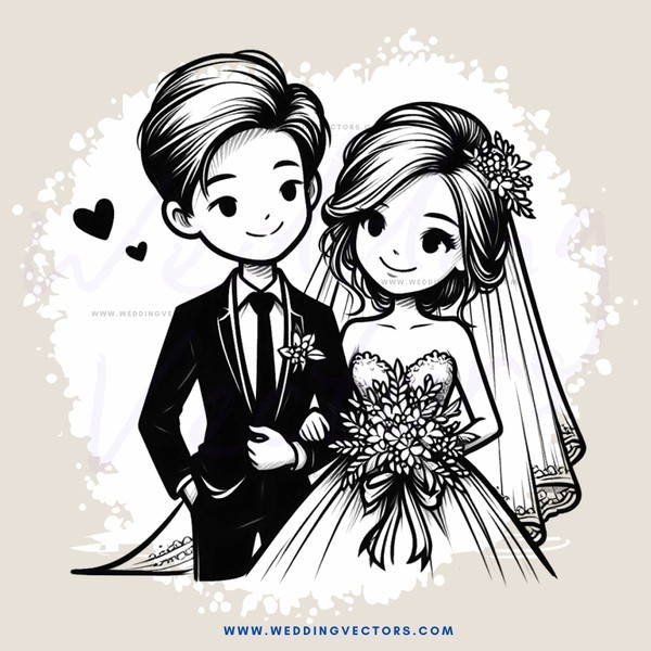 engagement picture with bride & groom