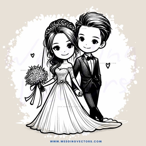 couple purely in black and white with love on their hearts