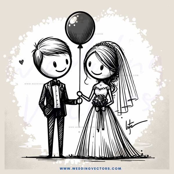 a cartoon engagement ring gift to my wife on valentine's day