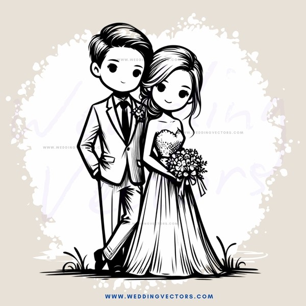 a couple standing and holding each other