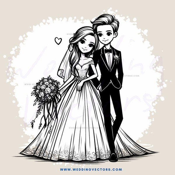 wedding anime picture