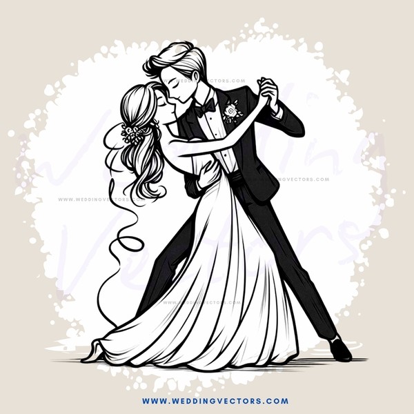 a couple dancing together