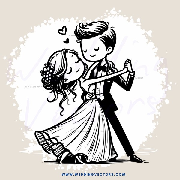 a couple dancing together