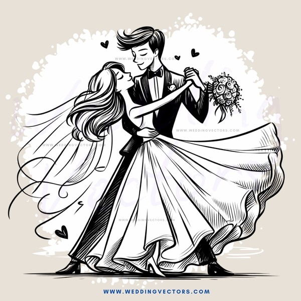 a man and woman dancing together
