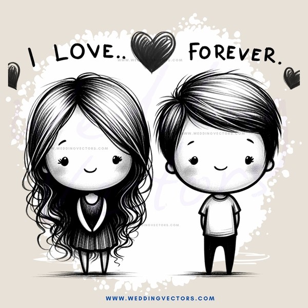love forever boy and girl picture