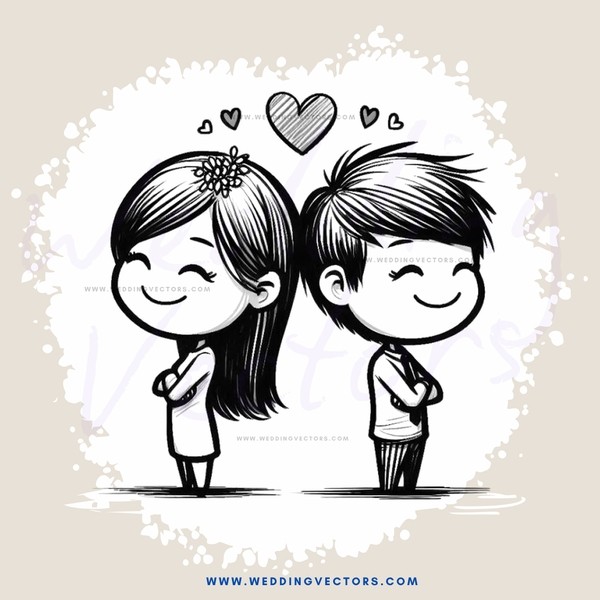 two people loving each other in a picture