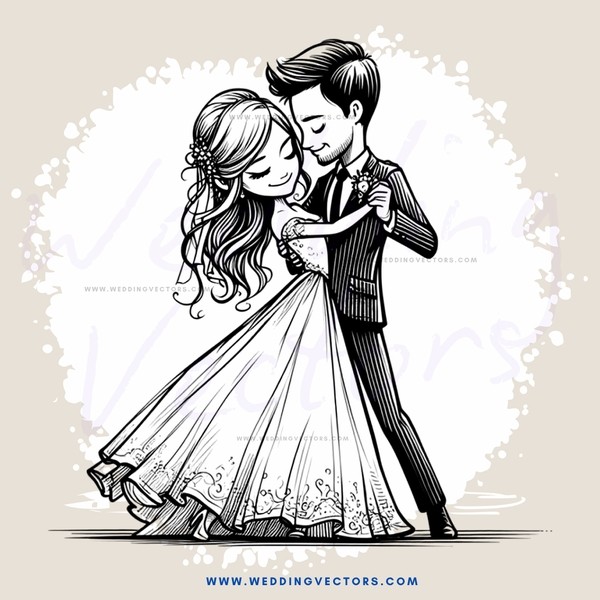 a couple dancing together