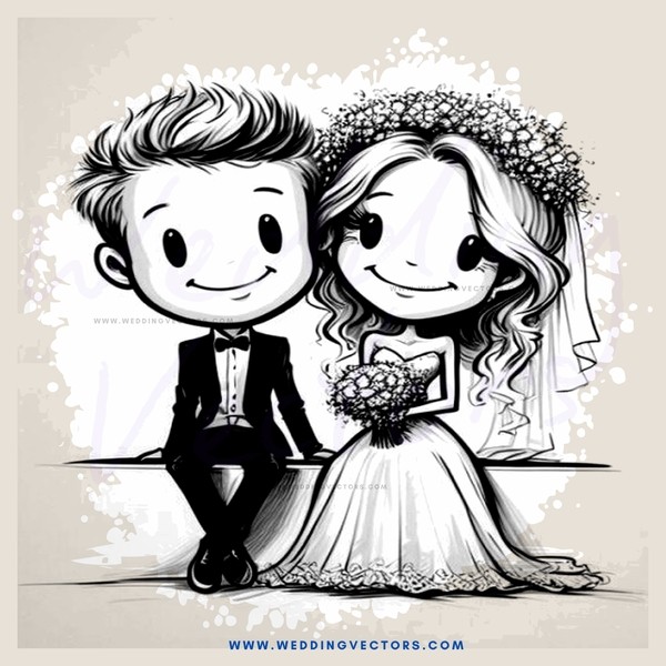 bride and groom posing for wedding photo