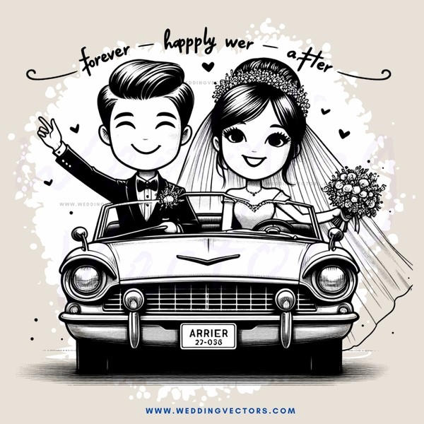 a couple in a car with their hands on the steering wheel