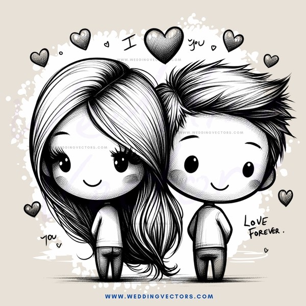 two people standing together