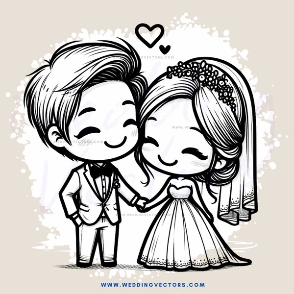 lovebirds in black and white