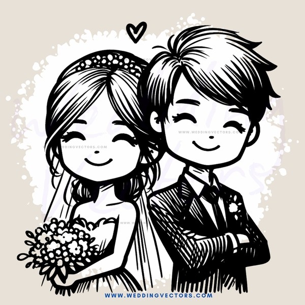 a boy and girl standing close together