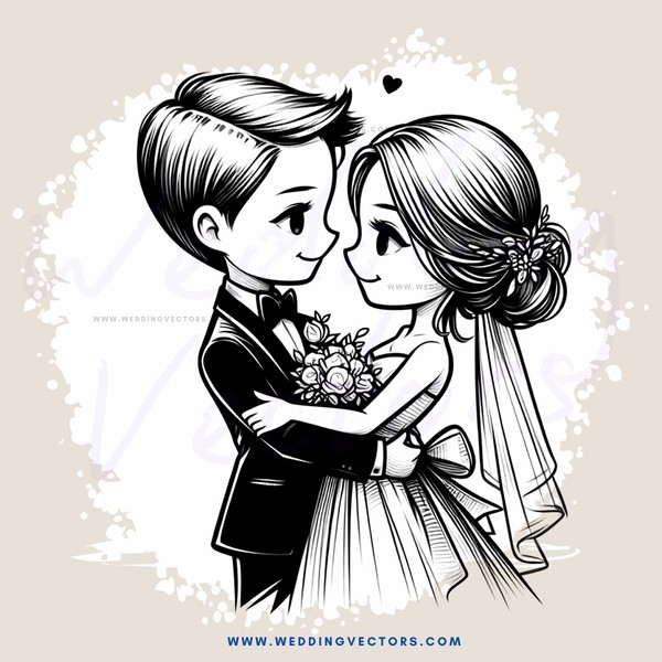 wedding picture of couple embracing each other