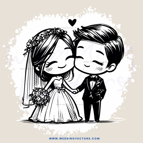 couple kissing with flowers