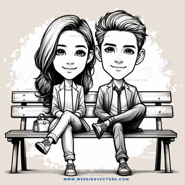 two people sitting on a bench