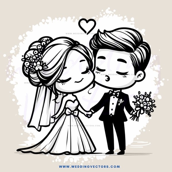 engagement clip art for wedding planner magazine