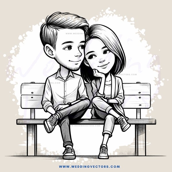 a couple sitting on a bench