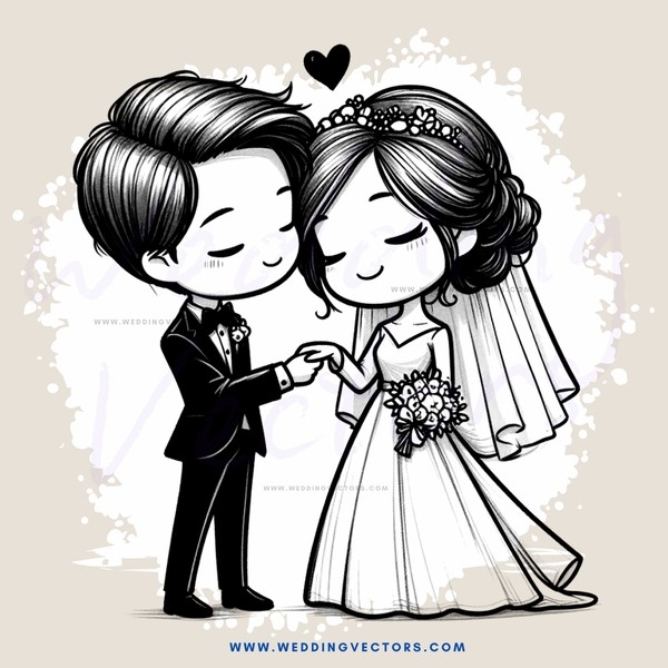 boy and girl standing together in wedding formals