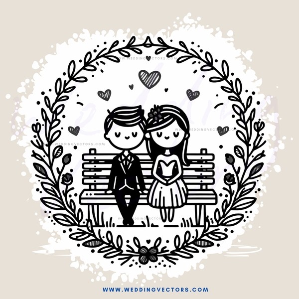 the couple on the bench