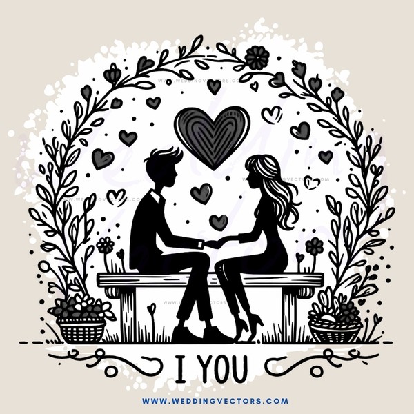 i love you knotted branches basket and bench