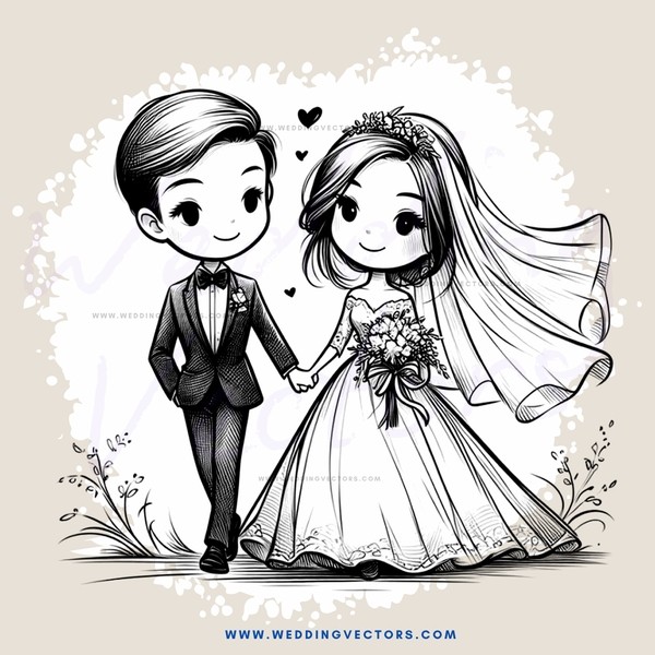 man and bride at their wedding