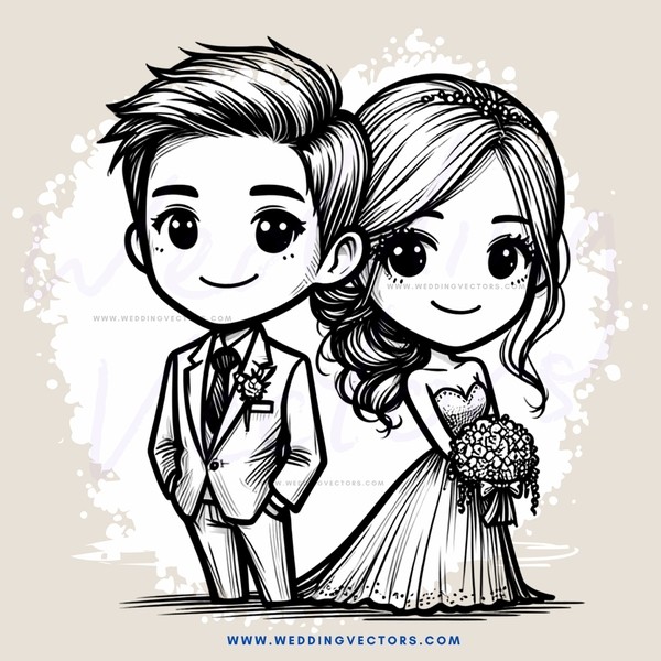 bride & groom smiling together on their wedding day