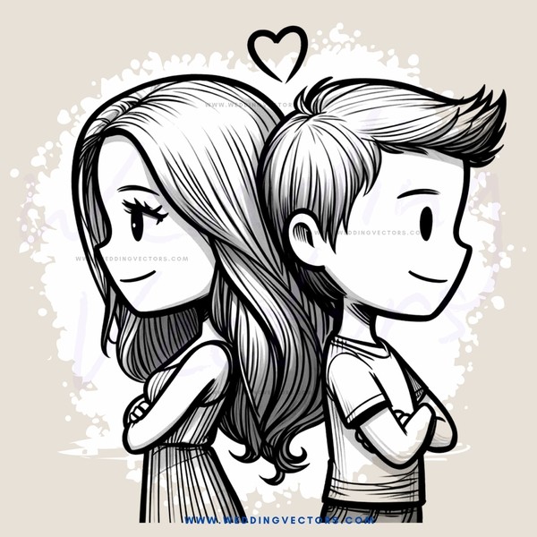 two friends holding hands and smiling at each other
