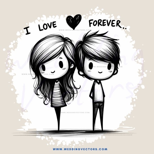 love forever cartoon character picture