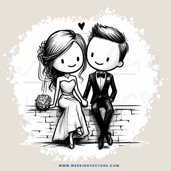 a couple sitting on a brick wall