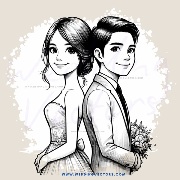 a couple holding flowers