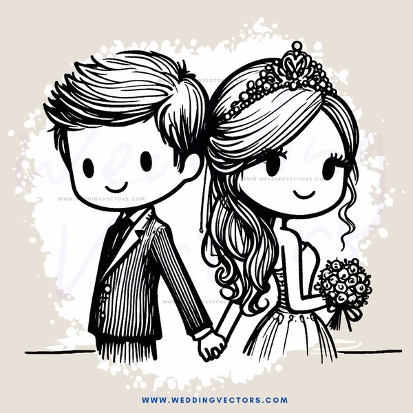 the groom and bride