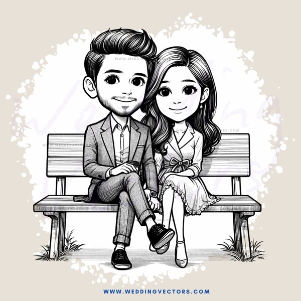 a man and woman sit on a park bench