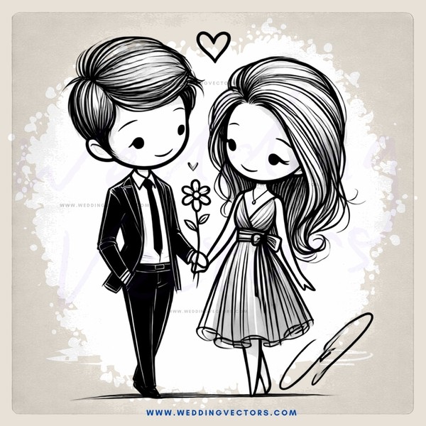 a man and woman holding hands