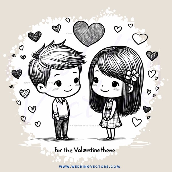 valentine's day drawing