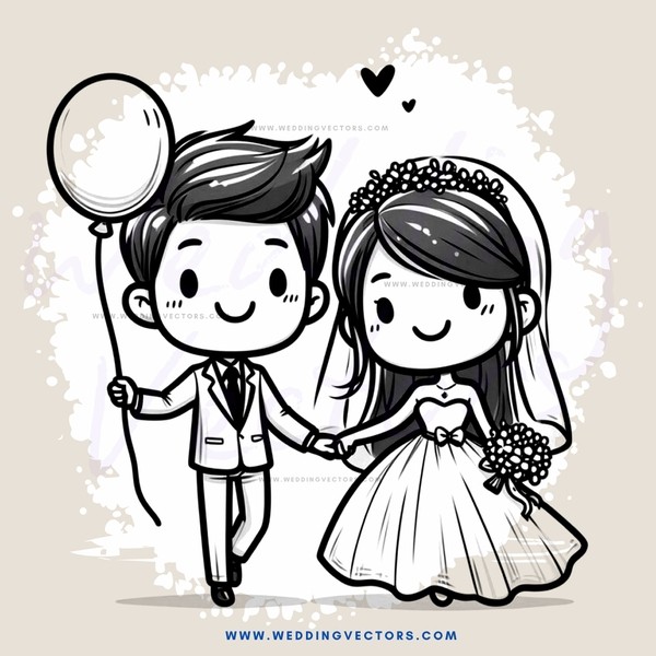 the wedding couple posing for their picture