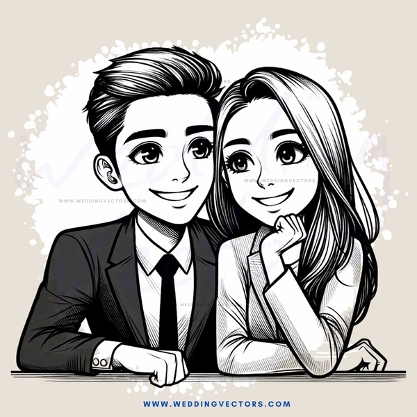 a boy and girl sitting together