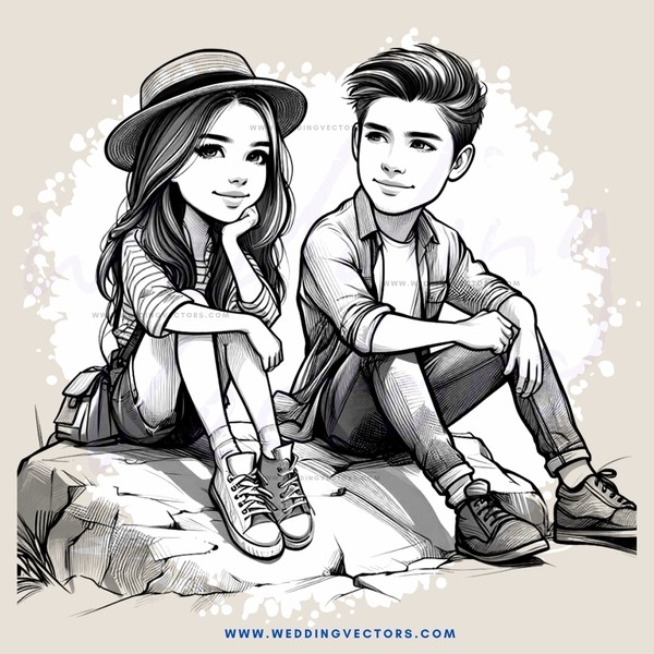 two people sitting together with shoes on