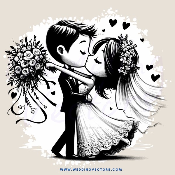 a couple's first kiss