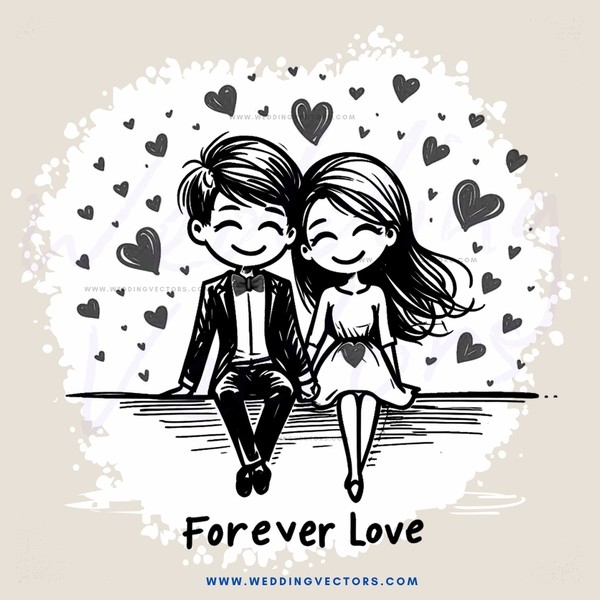 forever love cartoon