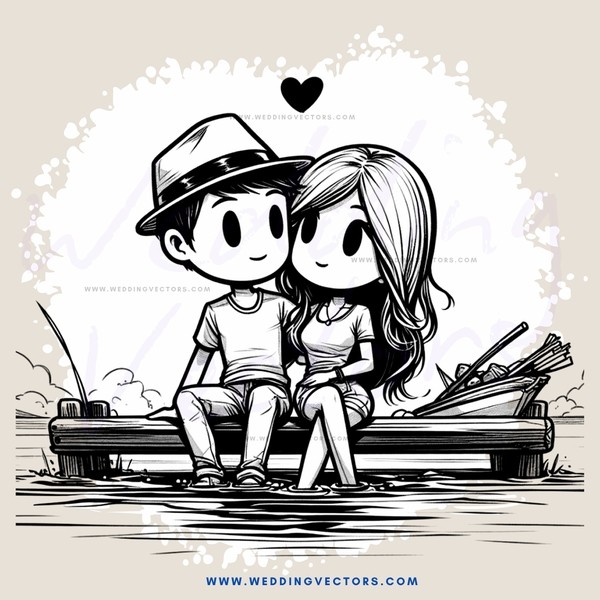 two people sitting on a bench