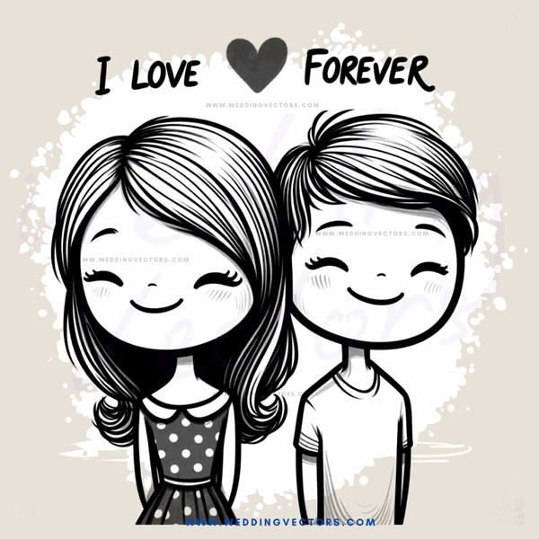 love forever cartoon