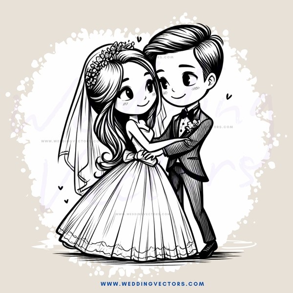 bride & groom hugging on their wedding day